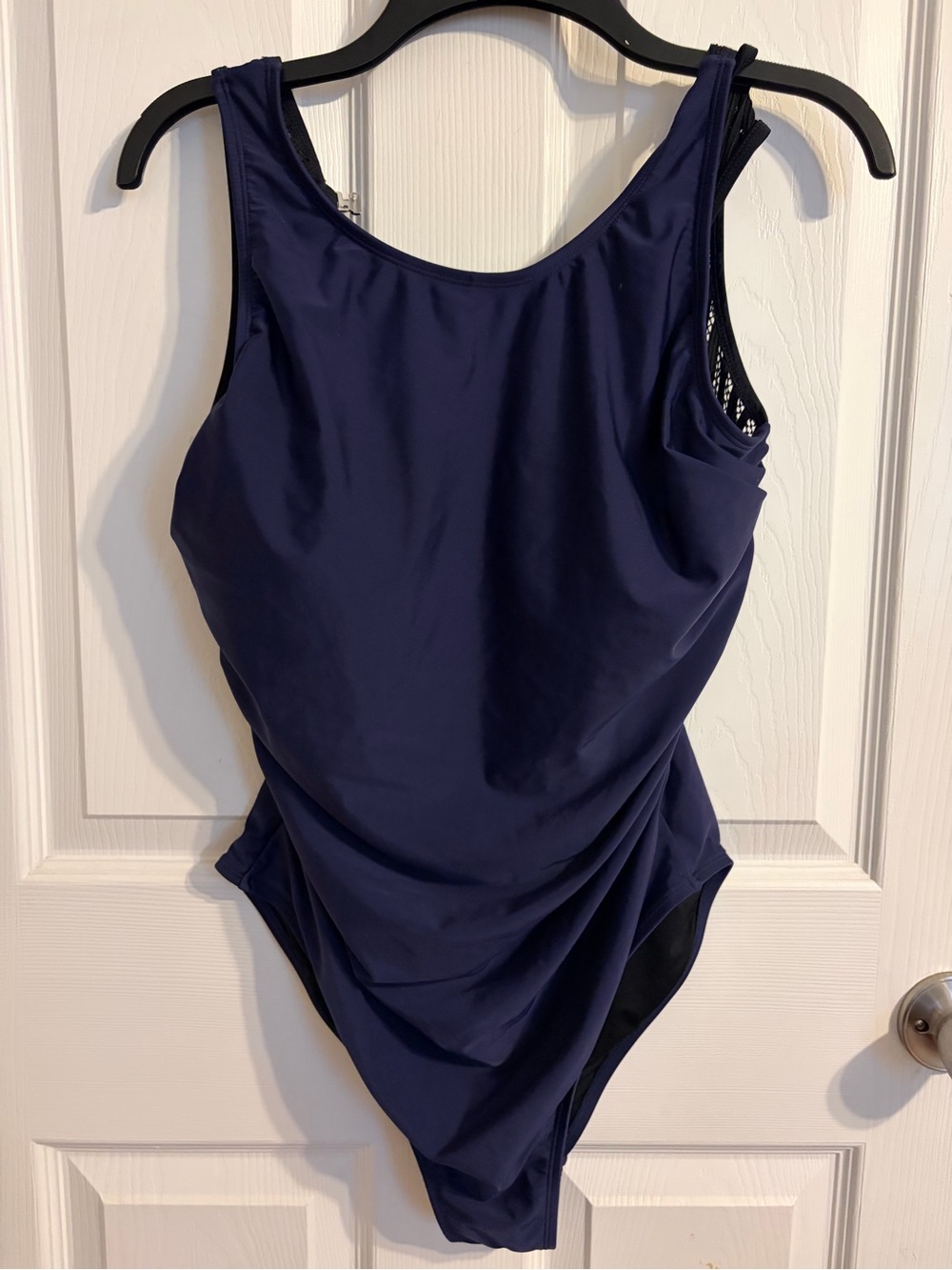 SHEIN Navy Blue One-Piece Swimsuit